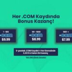 .COM İndirim Programı – Her E-Postalı .COM Kaydında Ek Kazanç!